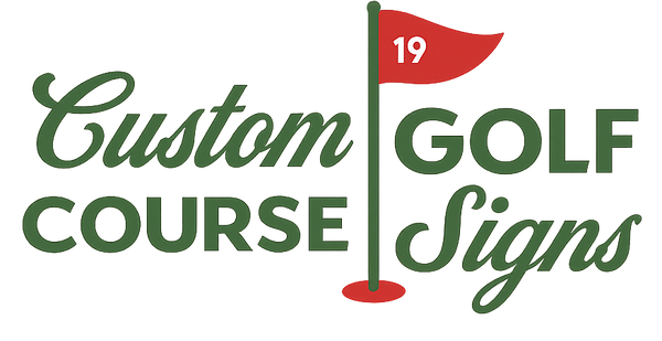 Custom Golf Course Signs